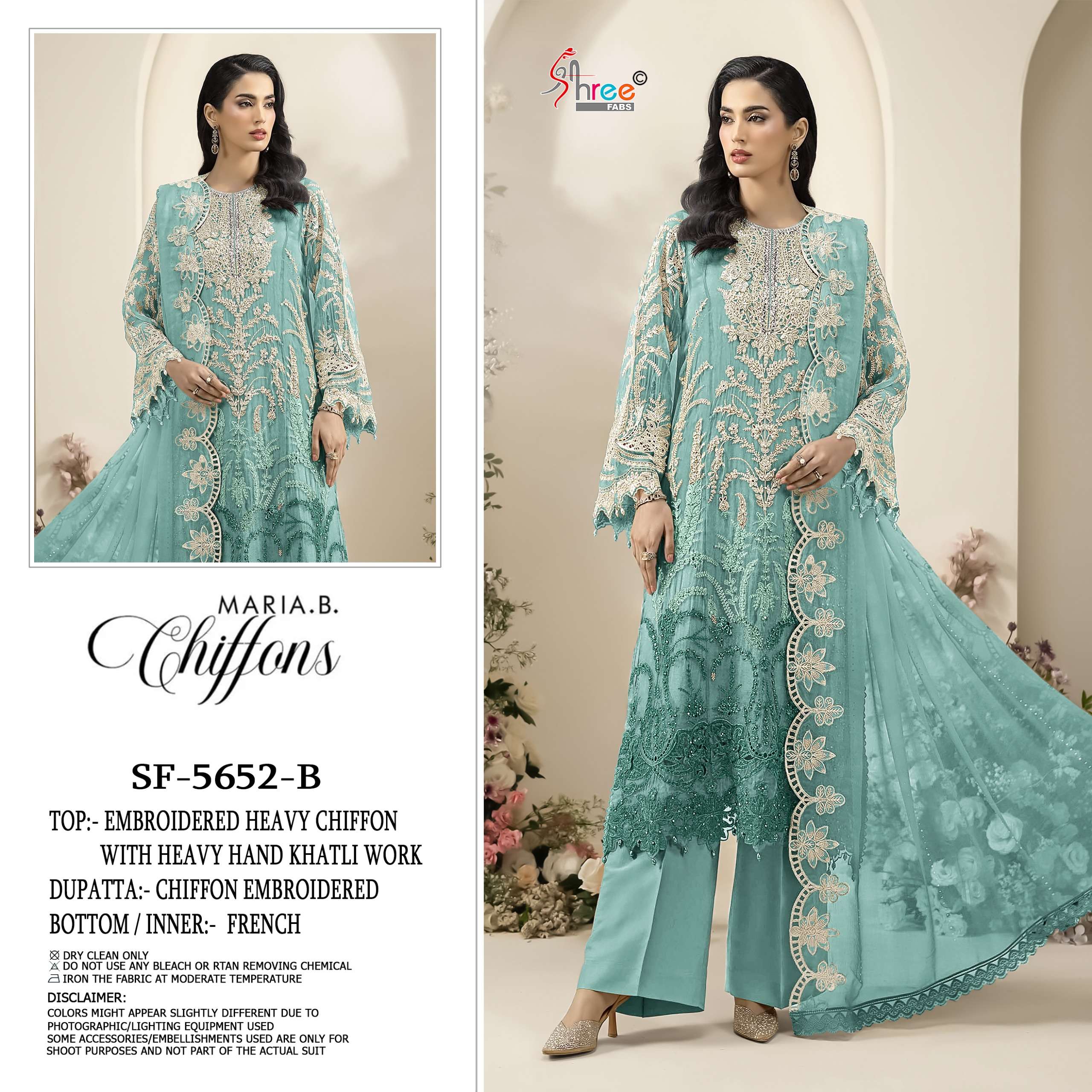 SHREE FABS SF 5652 COLOR CHIFFON DESIGNER SALWAR SUIT IN UNSTITCH THE NEXT GENERATION ETHNIC